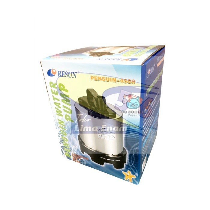 Pompa Kolam  Hidroponik Aquarium Resun Penguin 4500