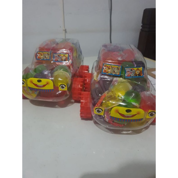 Jelly agar Saripati toples mobil