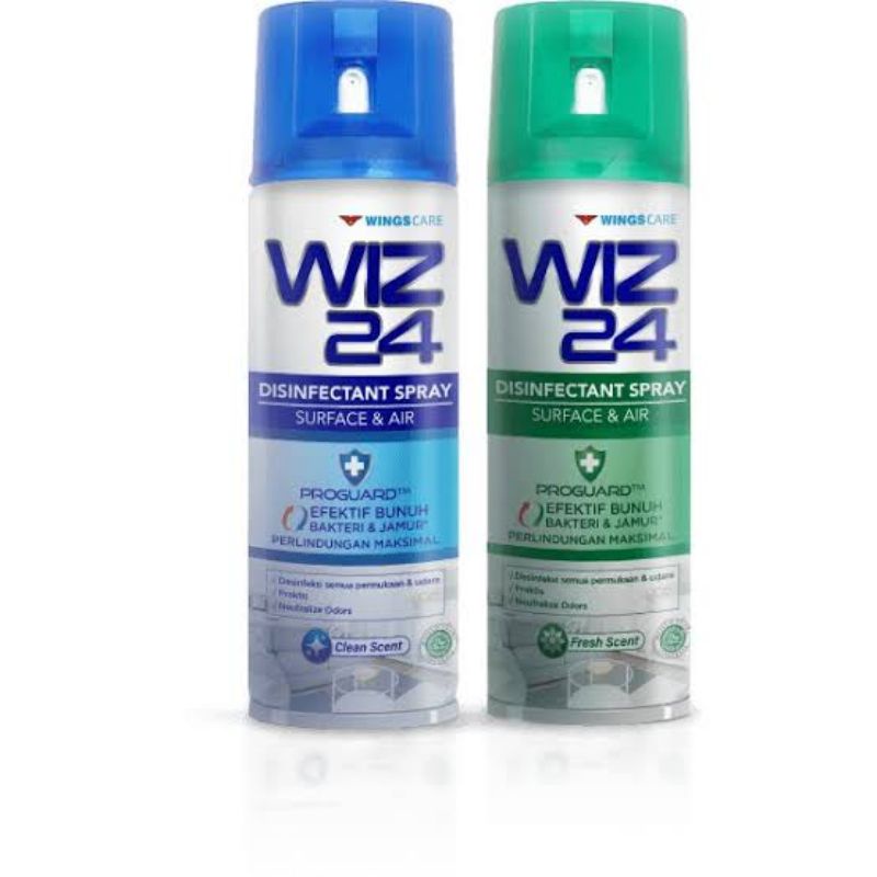 Wiz 24 disinfectant spray aerosol 300 ml/ spray 450 ml /refill 400ml