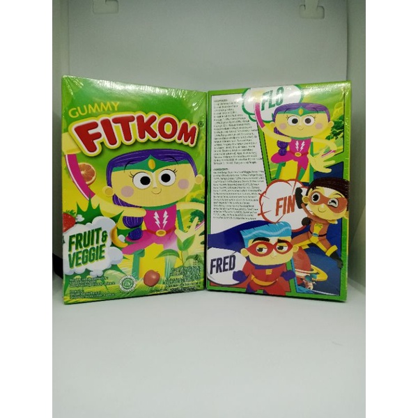 FITKOM GUMMY FRUIT &amp; VEGGIE CHEWABLE TABLET