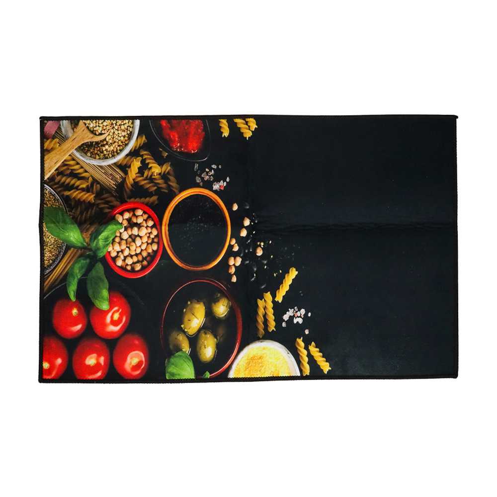 Keset Dapur Anti-slip Serap Air Minyak Living Room Kitchen Balcony Rug 50x80cm Desain Minimalis Berkualitas