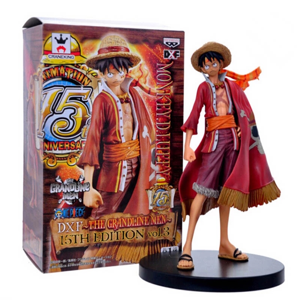 QUINTON Gift Luffy Action Figure Collectible Juguetes Figures Monkey D Luffy Anime Christmas 17cm Model Toys Theatrical Edition