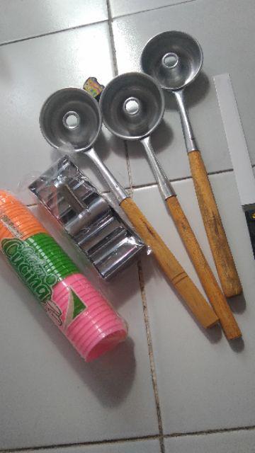 3 Pcs Centong Cetakan Donat Cair 9cm