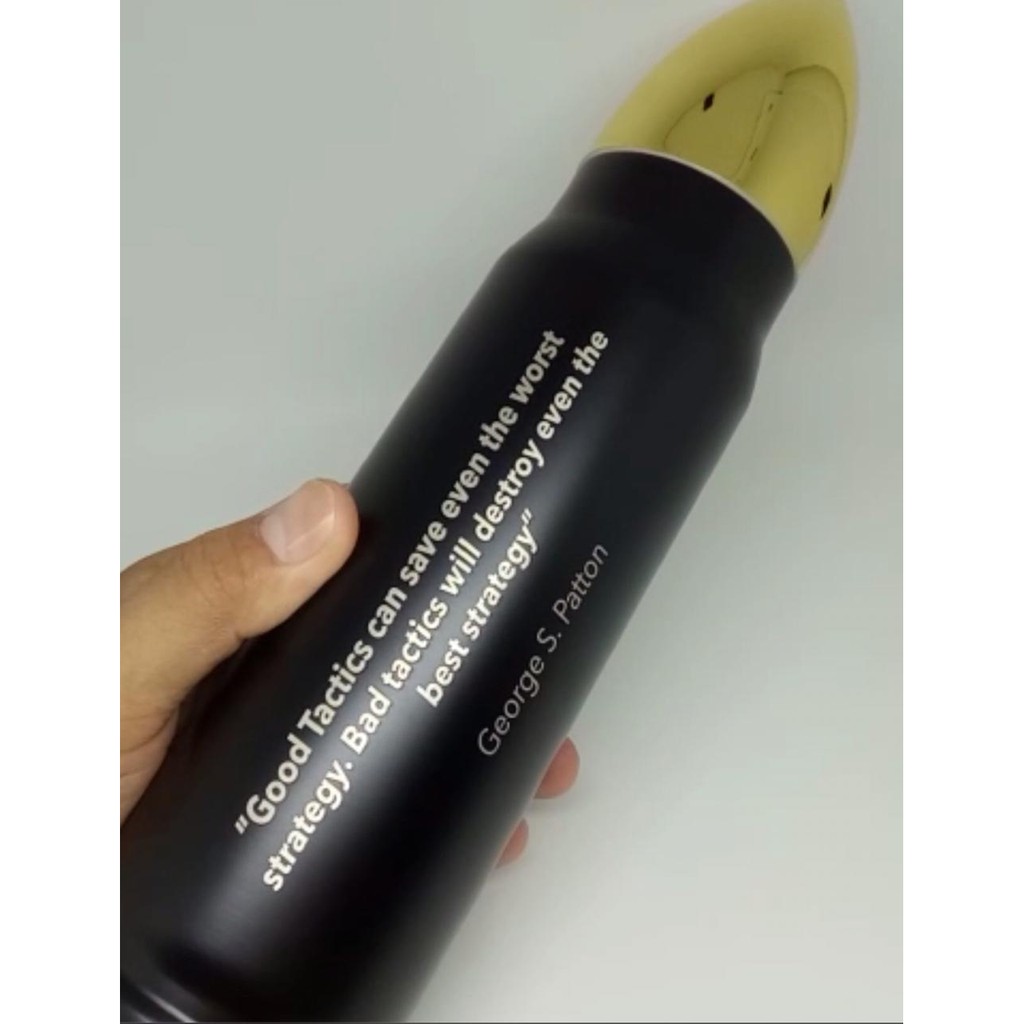 Thumbler Botol Peluru | Botol Peluru Vacuum Tumbler  | Free Custom Laser Nama