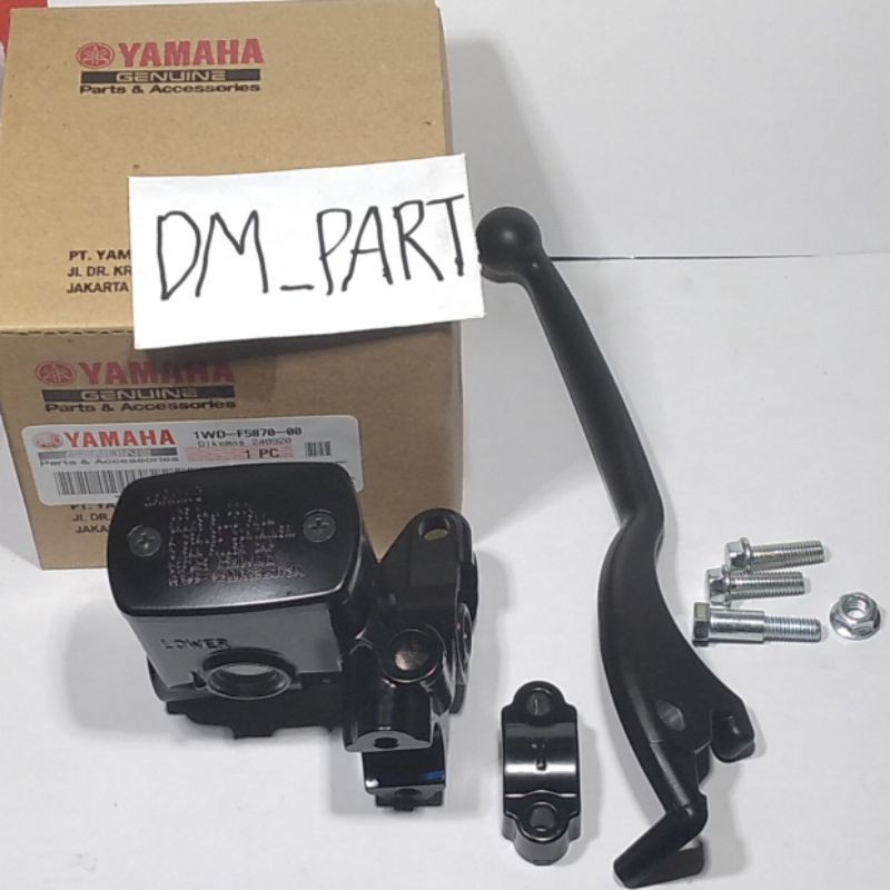 master assy atas komplit rem cakram depan kanan YAMAHA R25 MT25 ASLI ORI 1wd f5870 00 rx king scorpion nouvo cbr 150 cb150r xmax moge-3