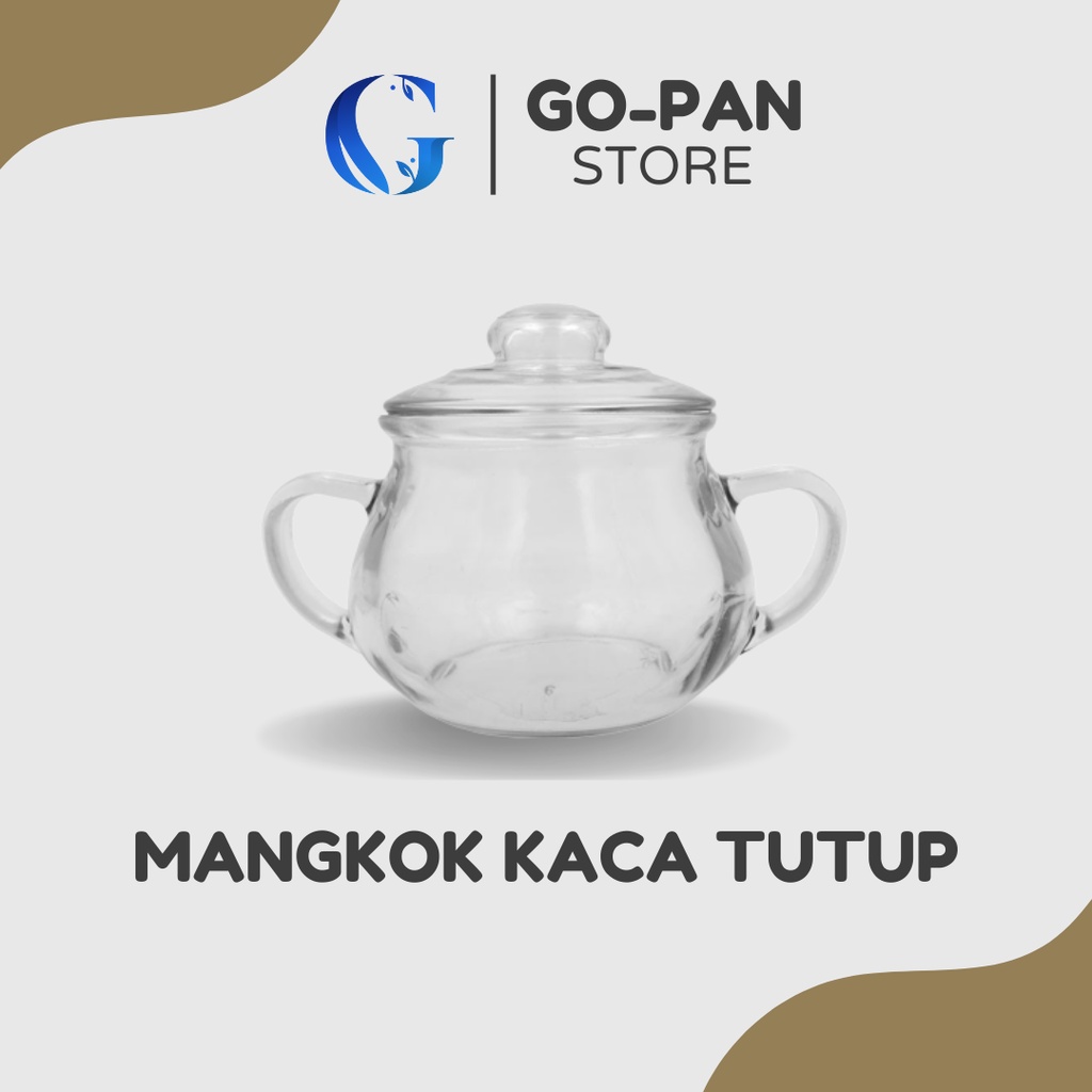Mangkok Bening Dengan Tutup Kedaung Soup Bowl Bahan Kaca Mangkuk Saji Kecil Tahan Panas Harga Terbai