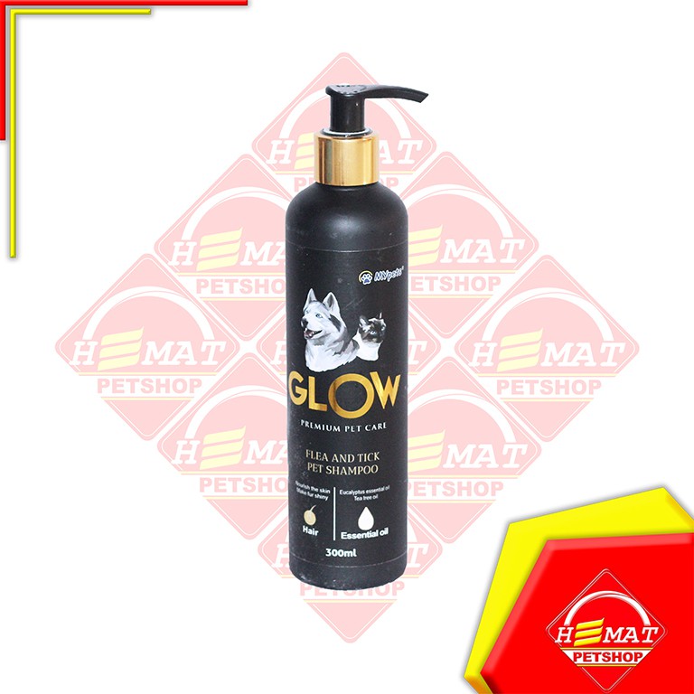 Shampoo Kucing &amp; Anjing Glow 300 Ml / Glow Pet Shampoo 300 Ml