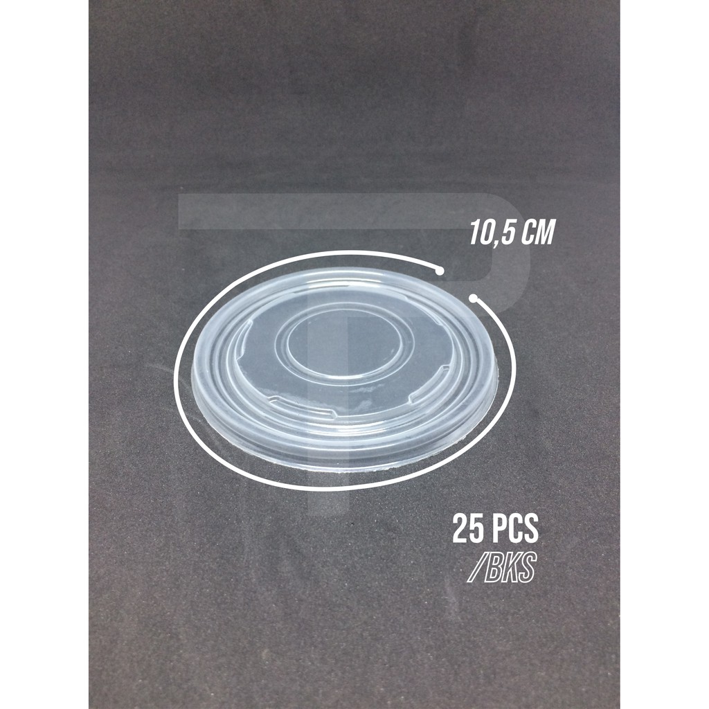 Lid Paper Bowl / Tutup Mangkok Kertas 12 oz (25pcs)