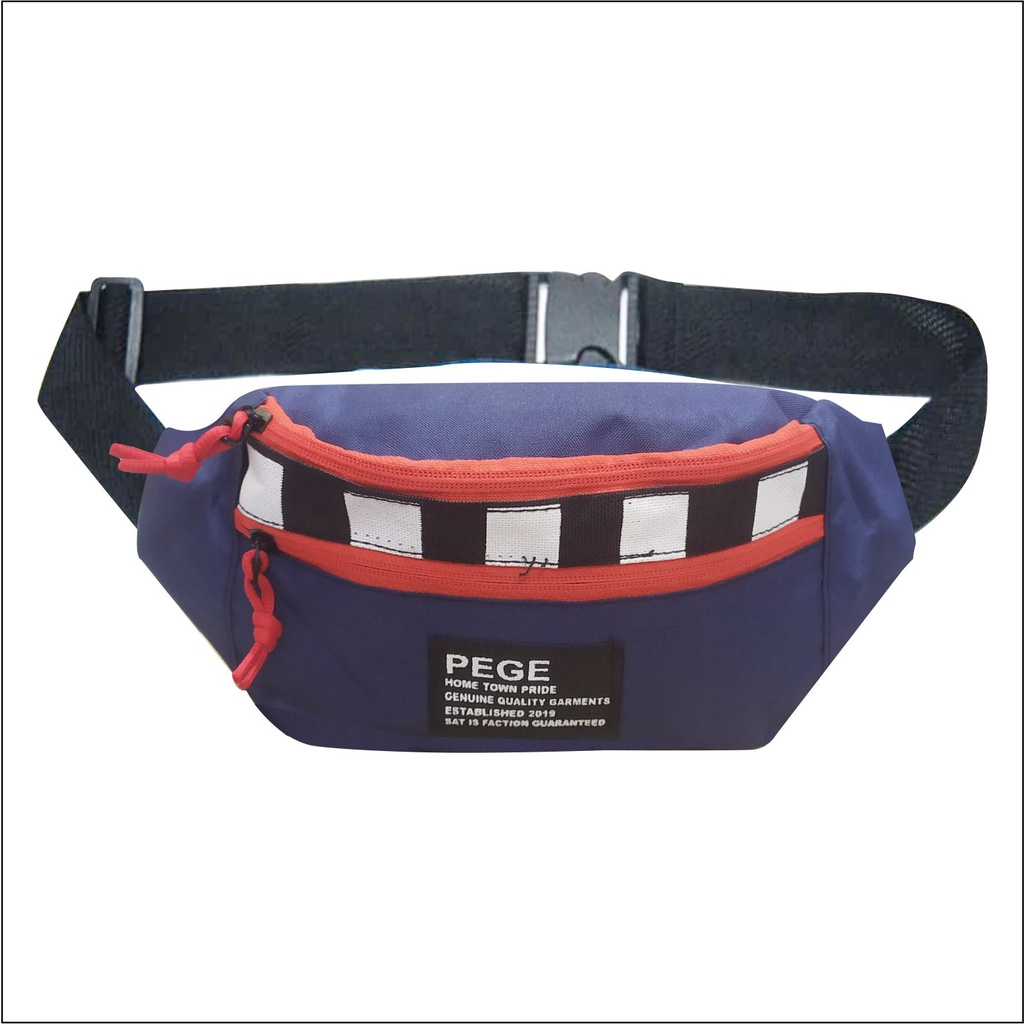 Tas Pinggang Selempang Waistbag Pria Distro Kasual - PG - 8882