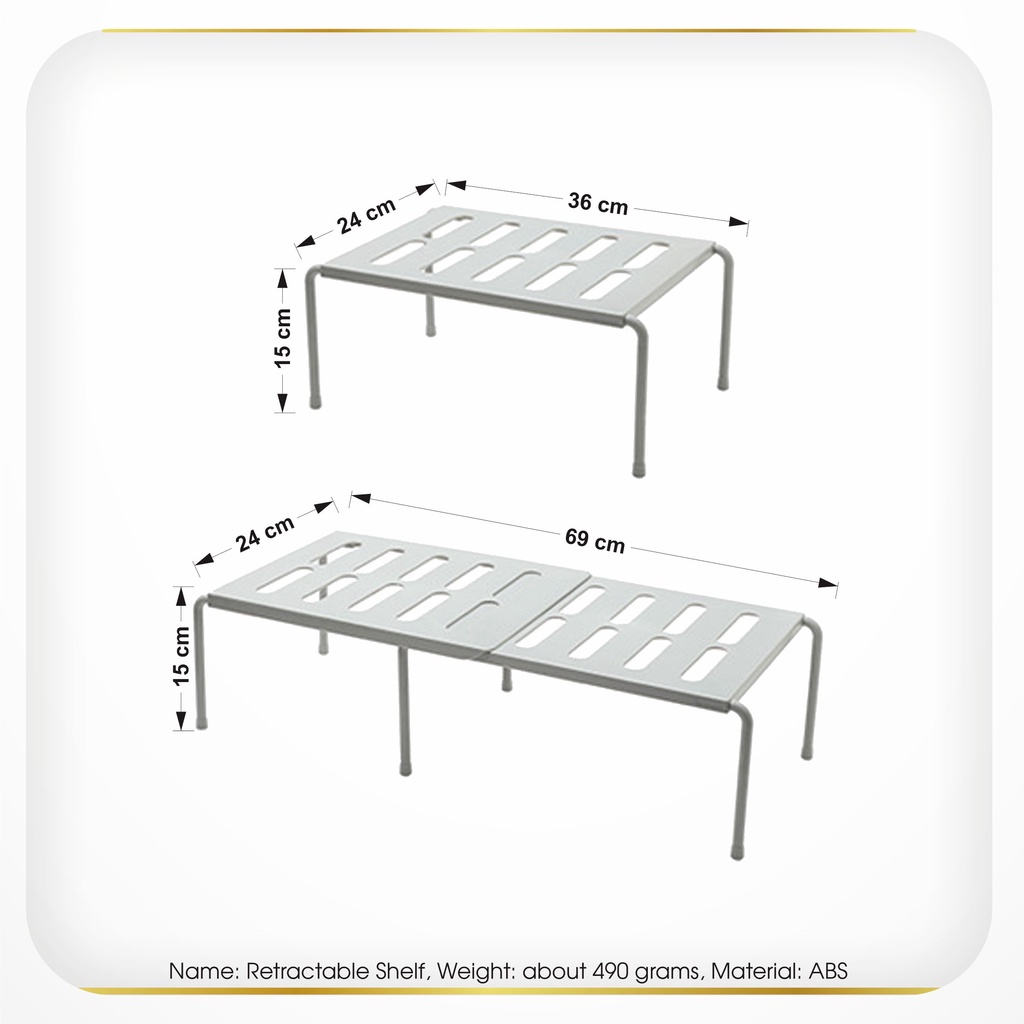 Rak Penyimpanan Bumbu Dapur Sepatu Sandal Minimalis Serbaguna Multifungsi Storage Rack Adjustable