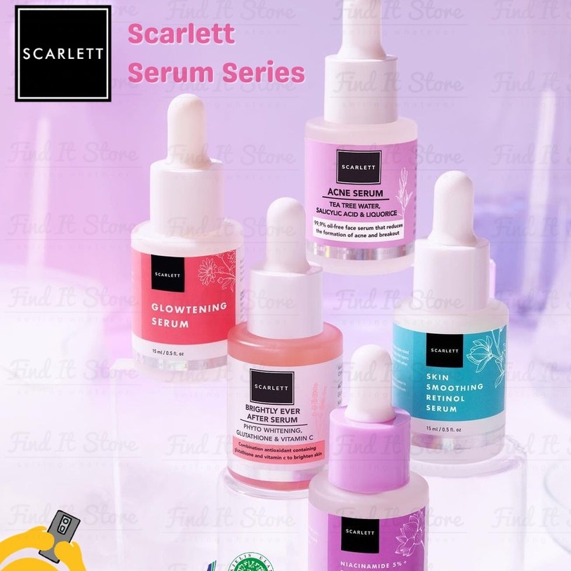 SCARLETT WHITENING SERUM SERIES