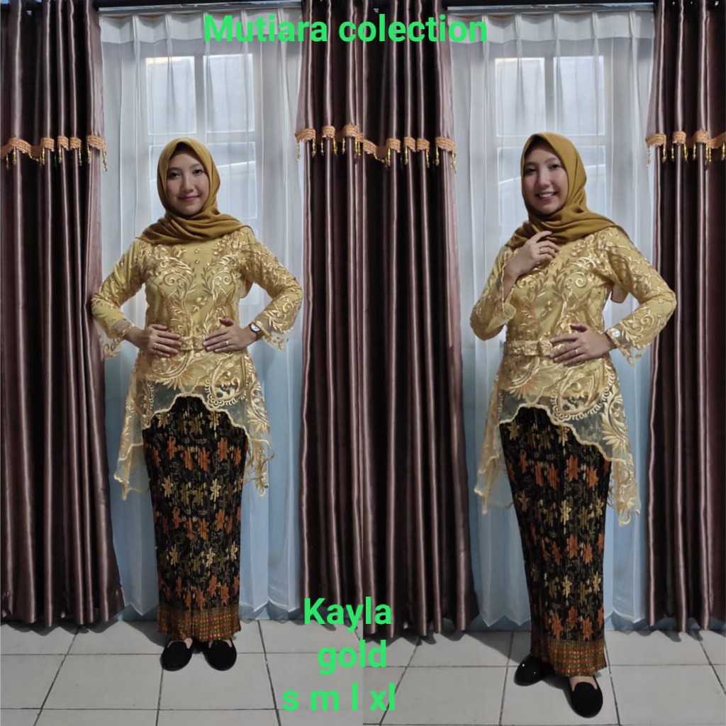 Set Kebaya Kayla Tile Aneka Pilihan Warna