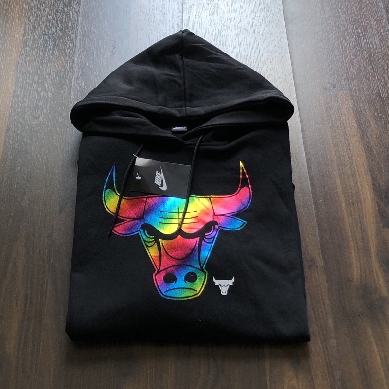 HOODIE CHICAGO BULLS RAINBOW FULLTAG