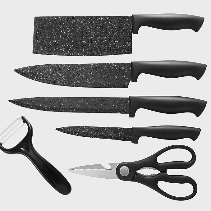 Idealife IL-160E Peralatan Dapur Pisau Set Knife Stainless Steel IL160E WLSHOP1 WLSHOP