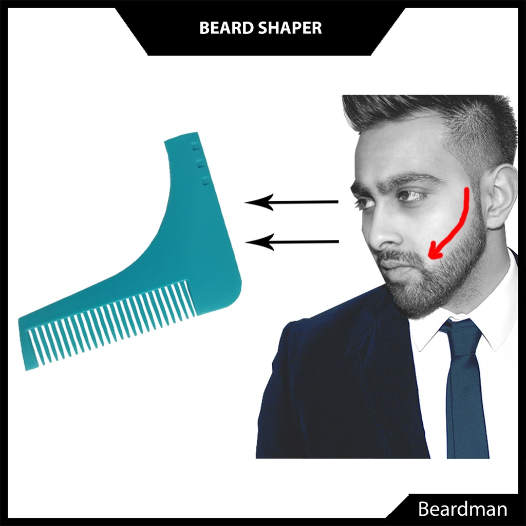 Beard Shaper / Sisir Brewok Untuk Brewok Simetris & Rapi