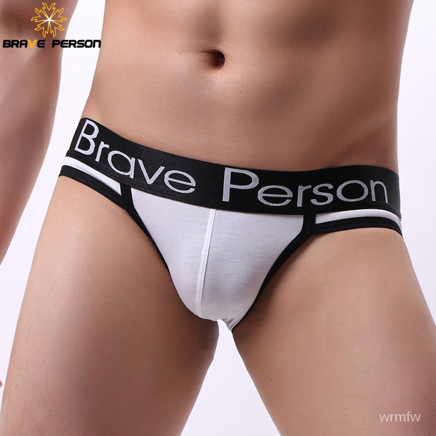 【Spot goods】Brave Person New Arrival Men's Cotton Underwear Men Briefs High Quality Sexy Briefs Male