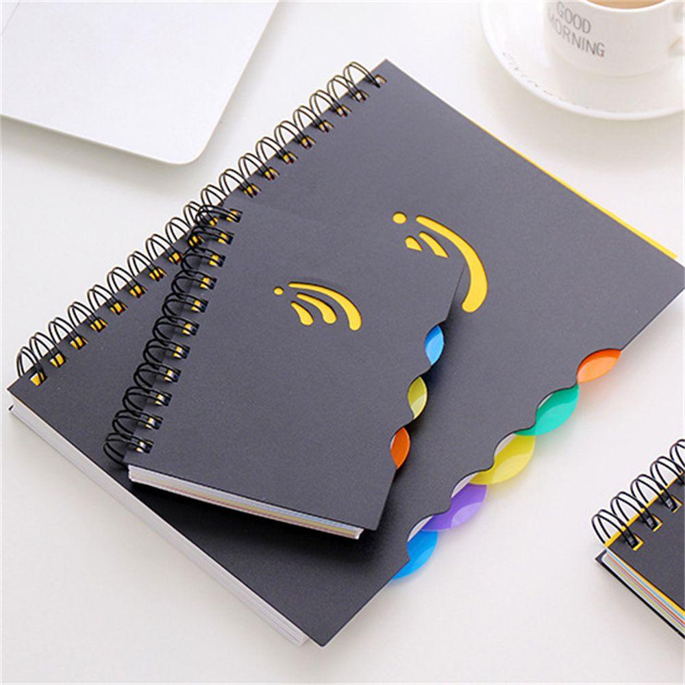 Mxbeauty Bussiness NoteBook Siswa Perlengkapan Sekolah Memo Pad Waktu Organizer Diary Agenda Garis Horizontal Kertas Coil NoteBook