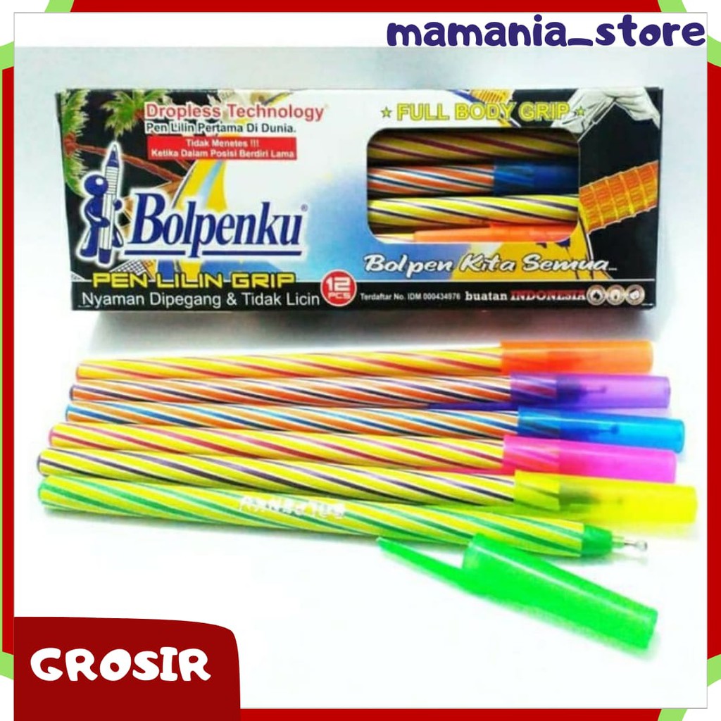 

PULPEN MURAH / Pulpen Lilin / BOLPENKU / Alat Tulis / Perlengkapan Sekolah / 88santosa88