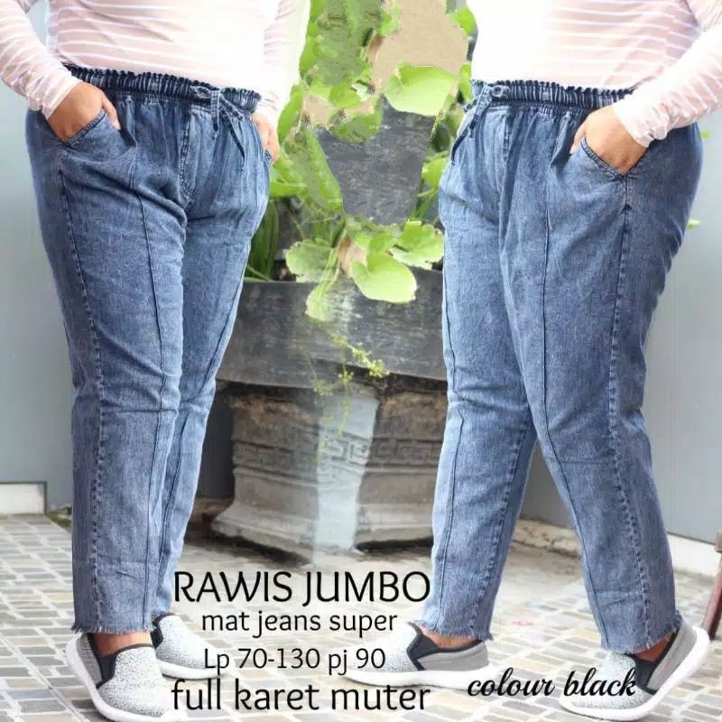 CELANA JEANS JUMBO RAWIS CELANA LEVIS WANITA CELANA PEREMPUAN CELANA CEWEK TERLARIS KEKINIAN