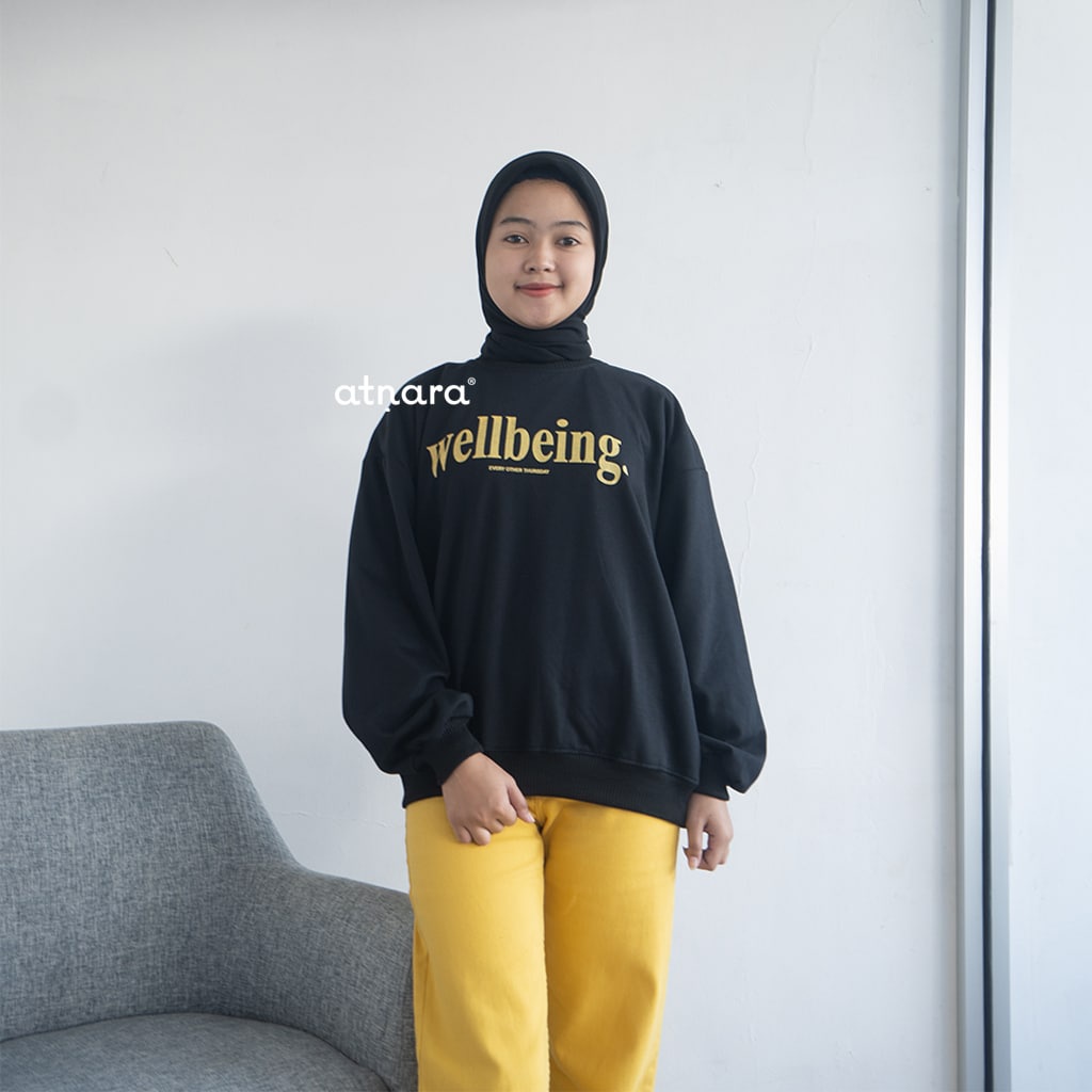 Nara Grosir - Wellbeing XXL Sweater l Sweater Polos l Sweater Pria dan Wanita