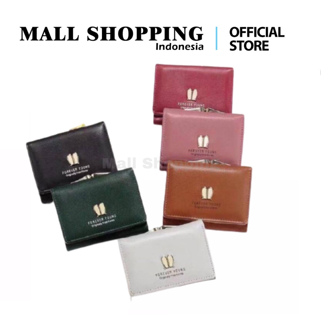 (COD) Dompet Wanita Dompet Kulit Import F37 MALLSHOPPING