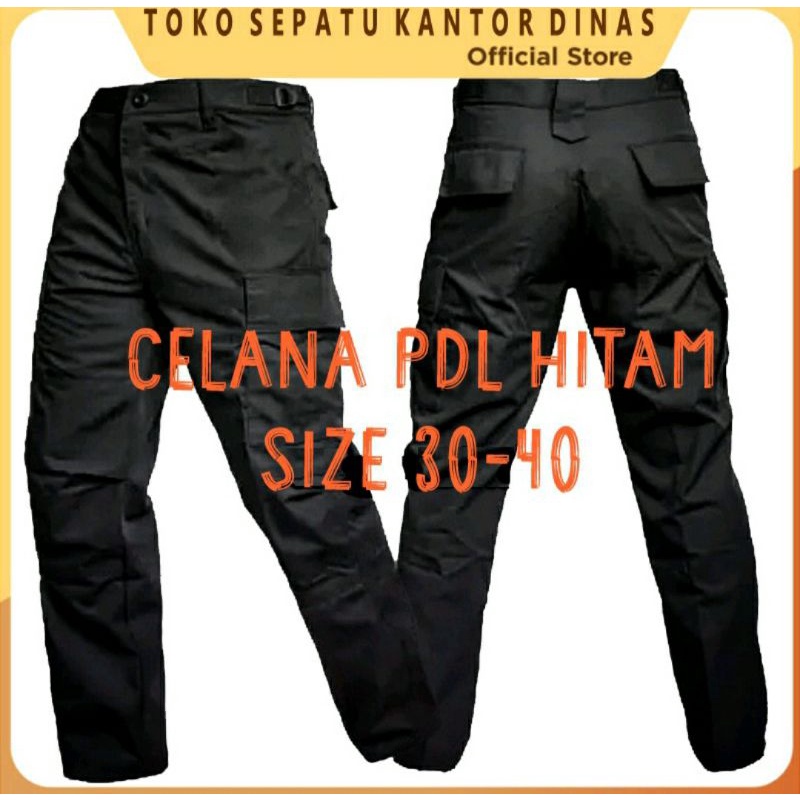 Celana Pdl Hitam/Celana Panjang Hitam/Celana Lapangan/Celana Polisi/Celana Satpam