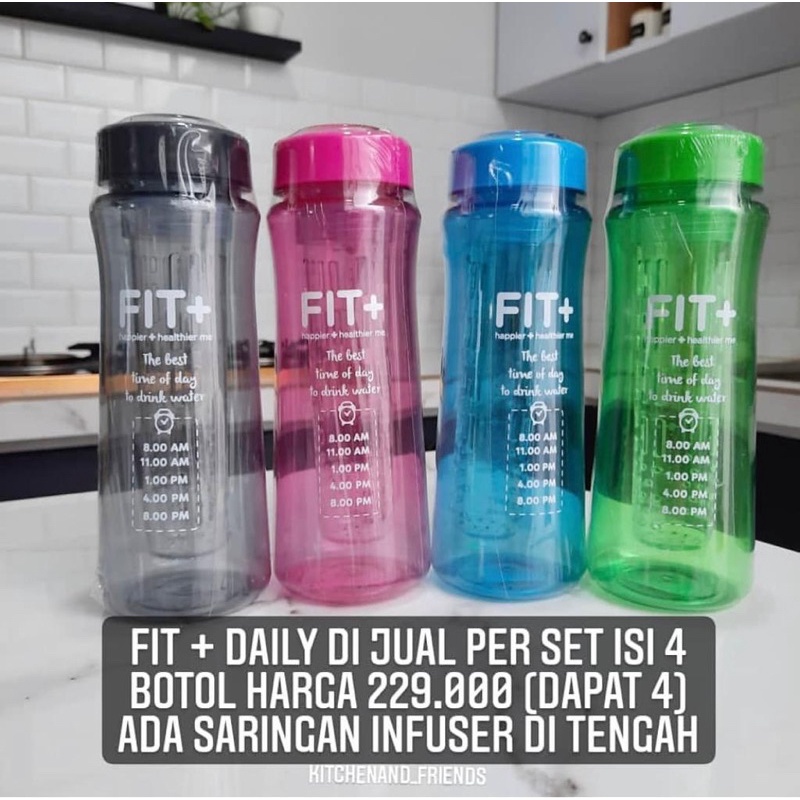 

Fit +Daily one set (isi 4 botol)