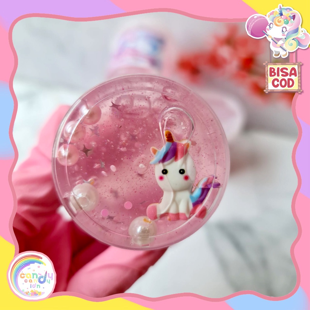 slime Unicorn Pinky Pearl by kadokado.idn free charm unicorn dan pearl