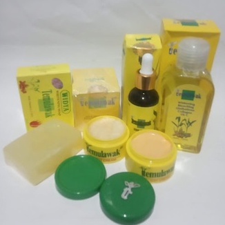 krim temulawak / Cream temulawak original / paket  komplit cream temulawak 5in1 original malaysia