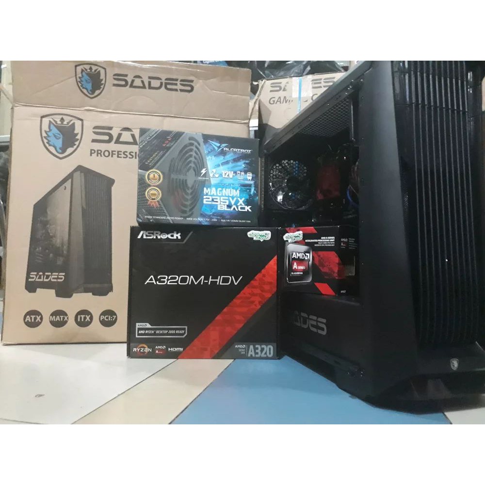 Pc Rakitan AMD Murah A8 9600 DDR4 HDD 1Tb resmi