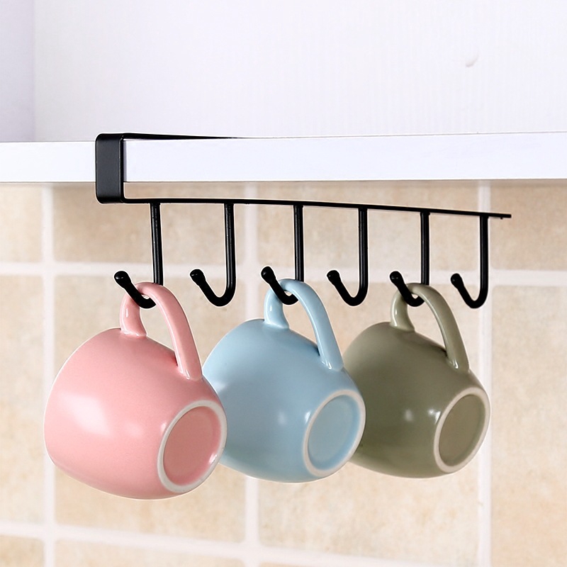  Rak  Kait Untuk gantung Cangkir gelas Kitchen Hook model 