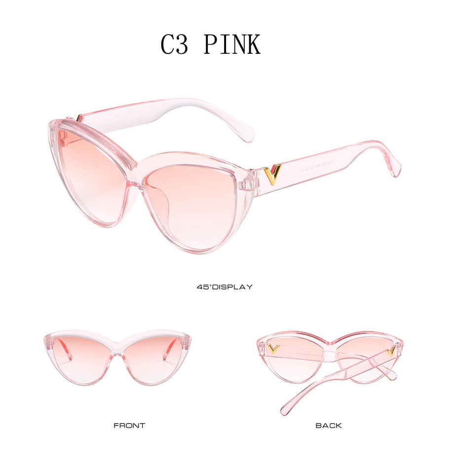 Kacamata Hitam Cat Eye Vintage Retro Mewah 2021 Untuk Priawanitamusim Panas