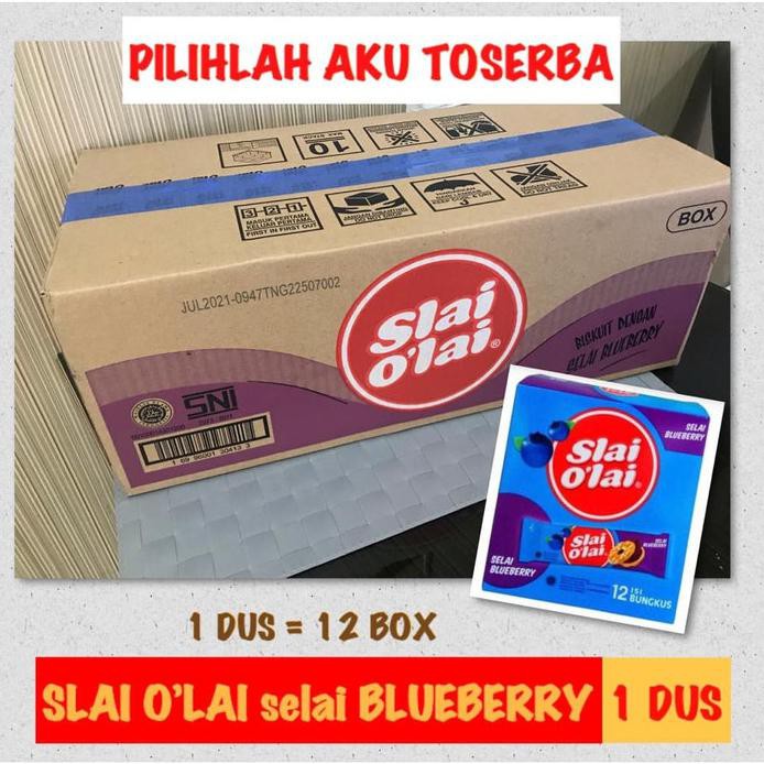 

BISKUIT ROMA SLAI O'LAI BLUEBERRY - (HARGA 1 KARDUS ISI 12 BOX)