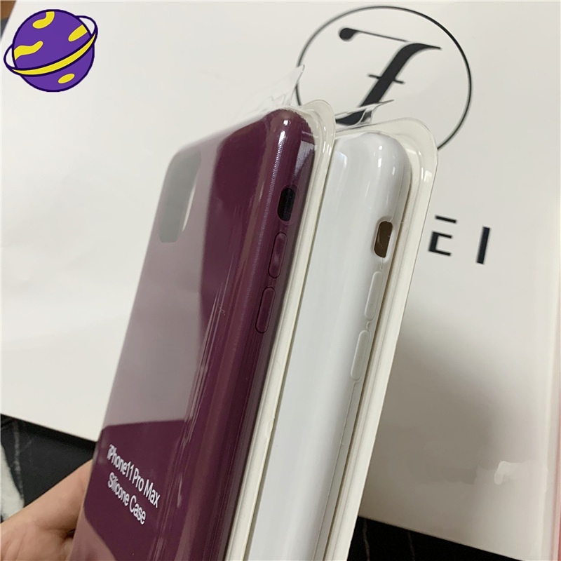 Soft Case Bahan Silikon Anti Jatuh Untuk Iphone 11 12 Pro Max 11 Pro Max 7