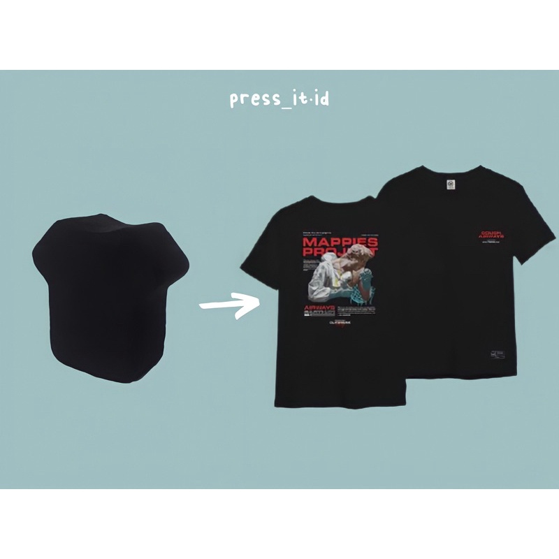 T-Shirt Cotton Compress Premium Mappies Cough Airway