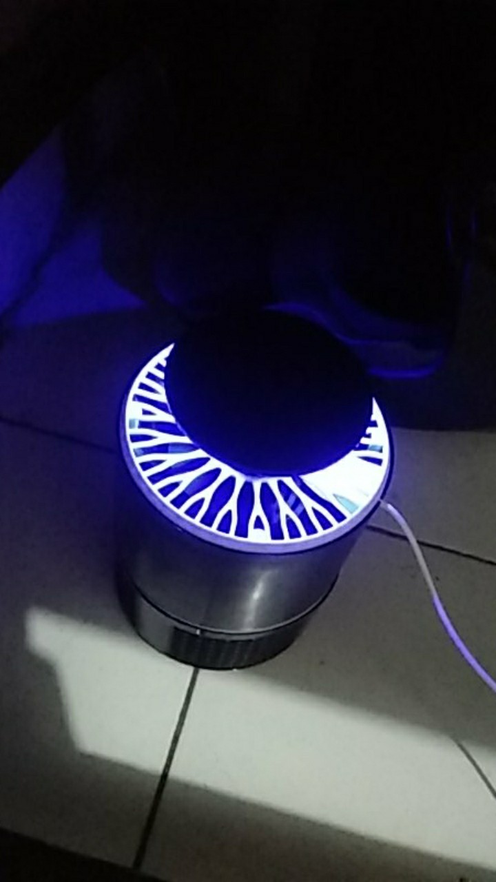 Perangkap Nyamuk Jebakan Lalat Kipas Lampu Led Uv Ultraviolet Elektrik