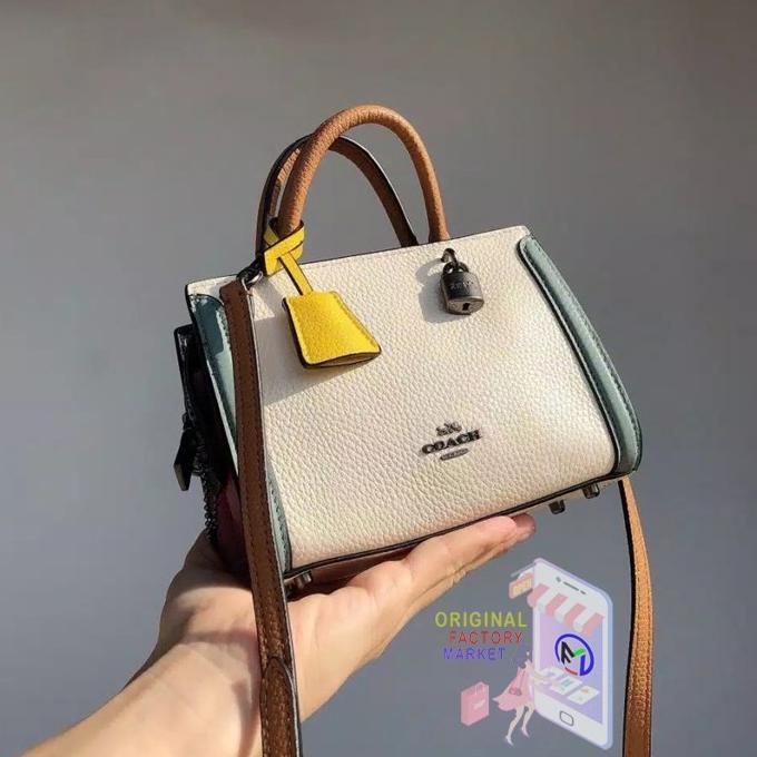 TAS COACH Micro Zoe Crossbody In Colorblock ORIGINAL COACH 1426