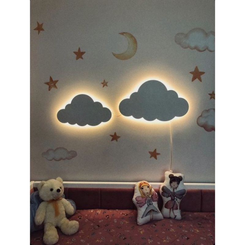 Lampu Awan Hiasan Lampu Awan Dekorasi Kamar