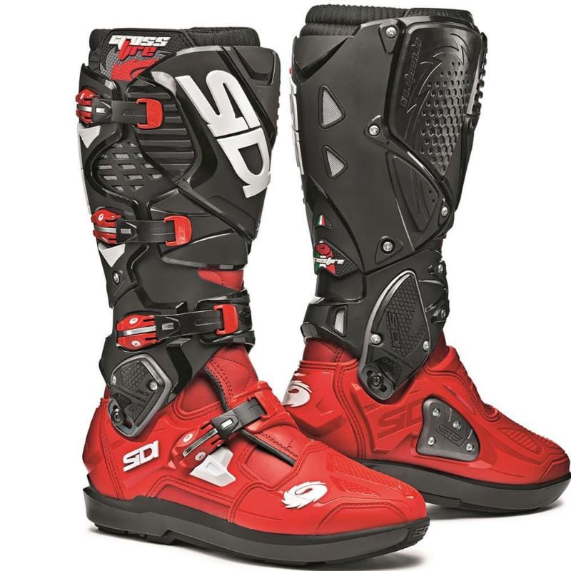 SEPATU SIDI CROSSFIRE 3 SRS RED BLACK BOOTS SIDI CROSSFIRE 3 SRS ORIGINAL