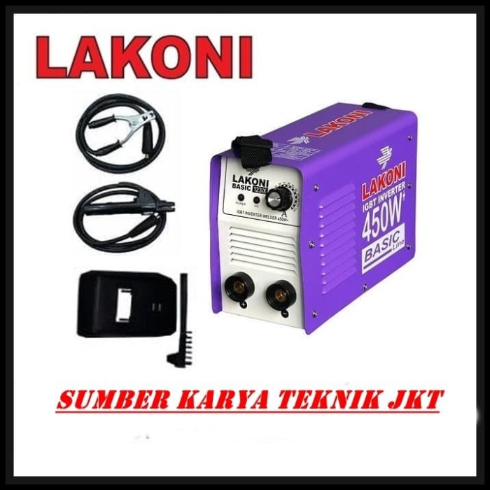  MESIN  LAS  LAKONI  BASIC 123iX MESIN  LAS  INVERTER 450  WATT  