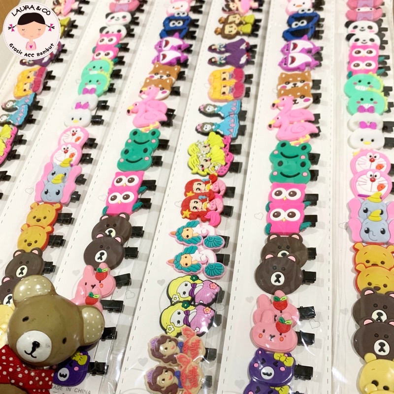 

Jepit Anak 20pc Karakter Lapis Karet Grosir