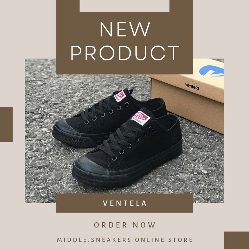 Ventela Basic Low - Full Black
