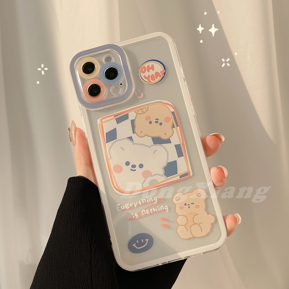 Casing TPU Redmi Note 11 Pro 10s 10 5G Poco X3 GT M3 F3 X3 Pro 9 8 10C A10A 9A 9T Mi 11T Motif Beruang Abstrak