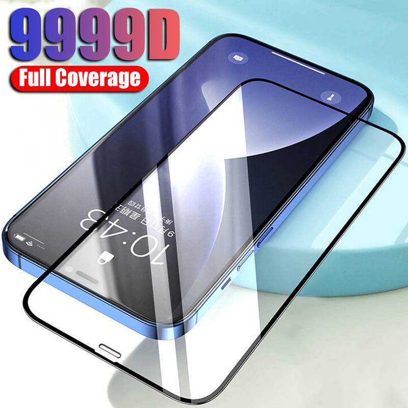 Pelindung Layar Tempered Glass Untuk iPhone 11 12 Pro Max Mini 7 8 Plus X XS Max XR SE 2020