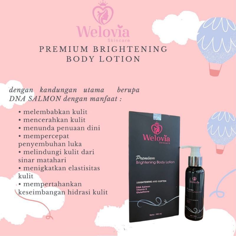 ✨NAGIHI✨ WELOVIA LOTION PEMUTIH WITH DNA SALMON / HB PEMUTIH PREMIUM/ LOTION KOREA