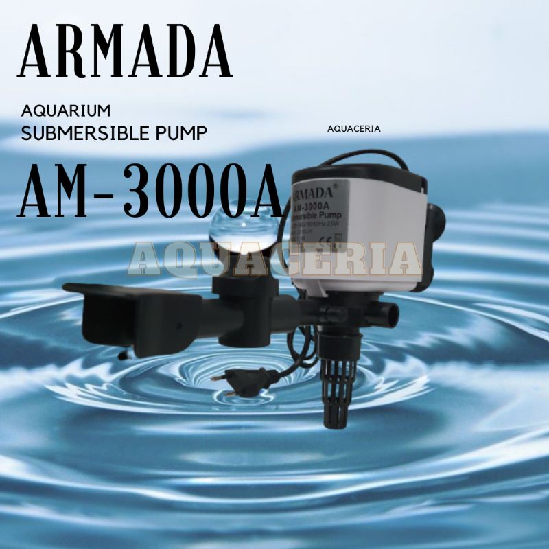 Mesin pompa celup aquarium ARMADA AM 3000 A Powerhead aquarium 1M - 2M