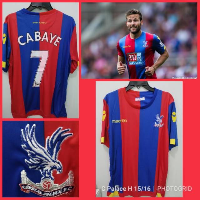 JERSEY CRYSTAL PALACE HOME 2015/2016 CABAYE 7
