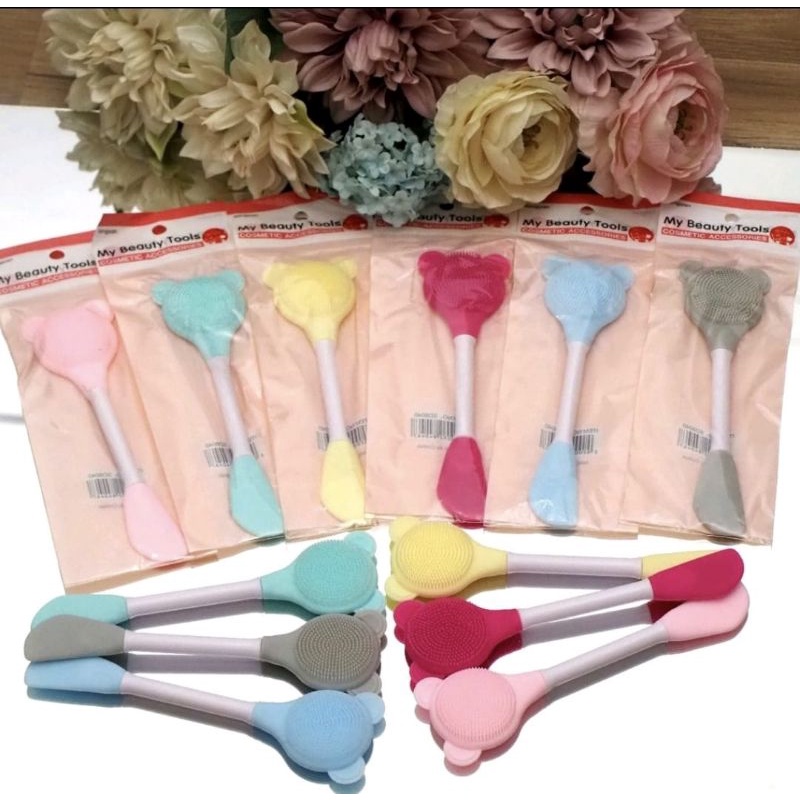 SIKAT WAJAH SPATULA TANGKAI SILIKON