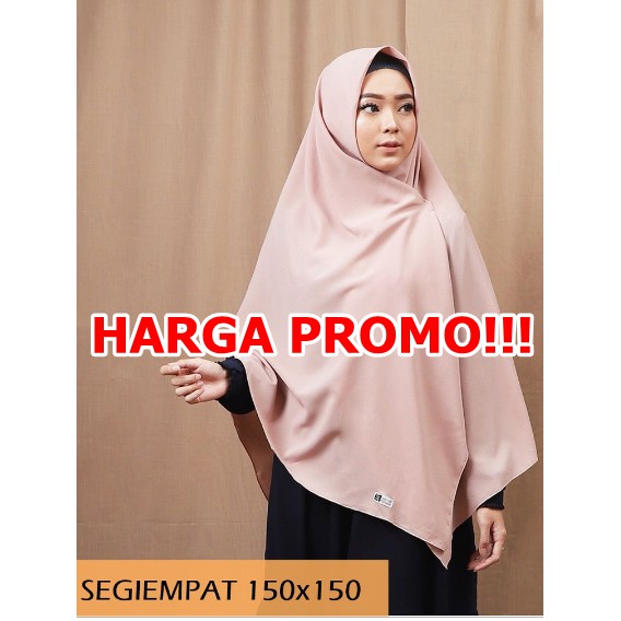 JIlbab Segi Empat Wolfis ukuran 150 x 150