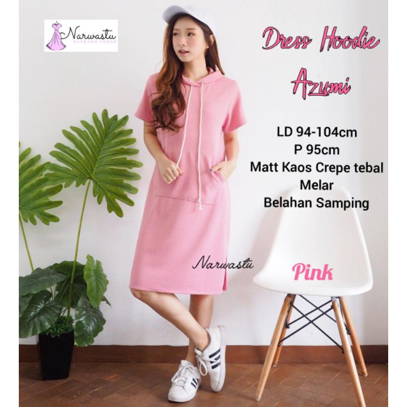 dress Hoodie azumi by narwastu